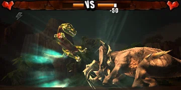 A screenshot showing a fight scenario