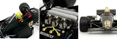 Montage Of Lotus 97T Grand Prix Car