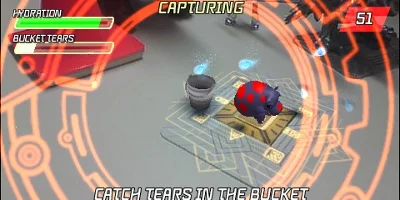 Invizimals catch tears in bucket