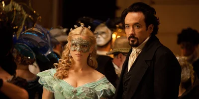 John Cusack and Alice Eve at the Masquerade Ball