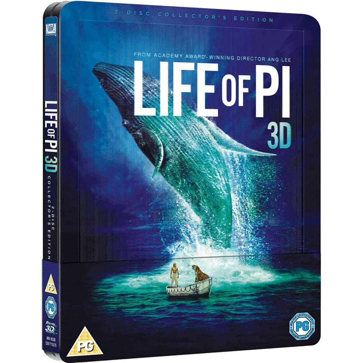 Gif showing multiple images of the steelbook in a continuous loop