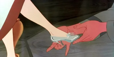 Trying on the Glass Shoe