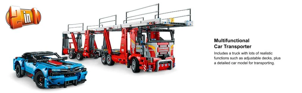 car transporter and car