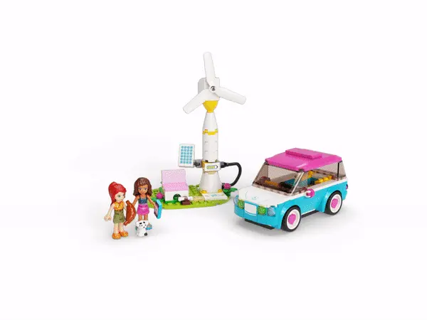 Rotating gof showing the Lego set