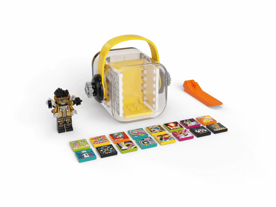 close up of the LEGO set