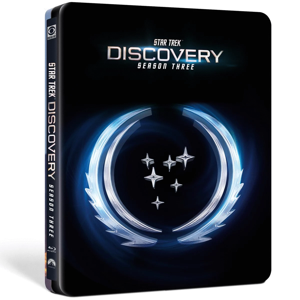 Gif showing multiple images of the steelbook in a continuous loop