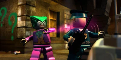 joker and police man