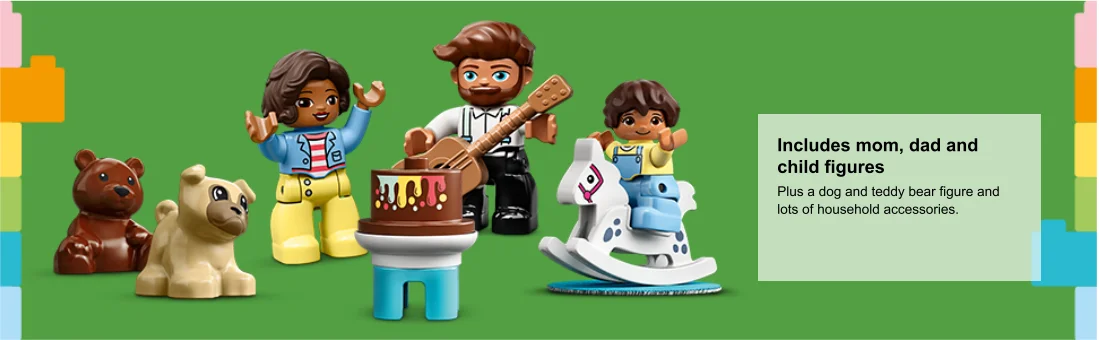 close up of minifigures