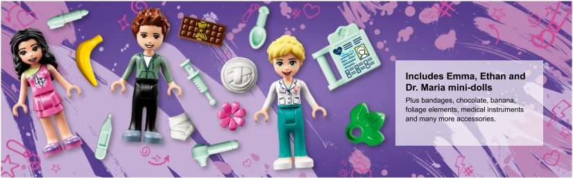 close up of minifigures