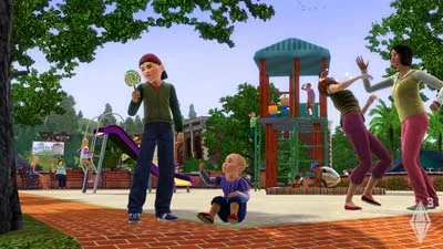 kids in a park
