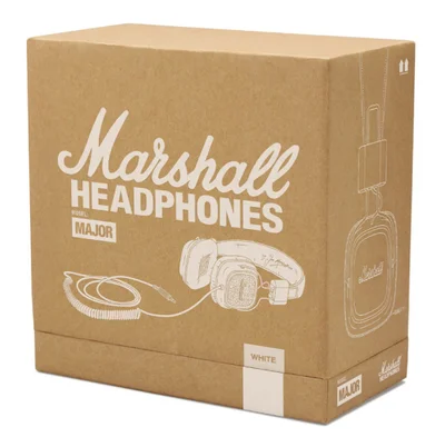 Marshall Headphones Major White - Box Marshall Headphones Major White - Box