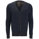 Ringspun Men's Maclure Cardigan - Navy Marl - S - Navy Marl Image 1