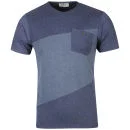 Boxfresh Men's Leatrix Cut and Sew T-Shirt - Navy Marl - S - Navy Marl Image 1