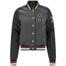 Brave Soul Women's Pendant Varsity Jacket - Grey - 8 - Grey Image 1