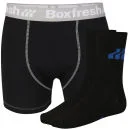 Boxfresh Men's Sock & Boxer Gift Set - Black - S - Black Image 1