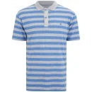 Gola Men's Yarn Dyed Stripe Polo Shirt - Grey/Blue - S - Grey/Blue Image 1