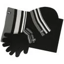 Everlast Men's 3-Pack Accessory Set - Black Striped Image 1