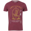 Threadbare Men's Release T-Shirt - Wine - S - Wine Image 1