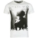 Ringspun Men's Photo Print T shirt Bonjour - White - S - White Image 1