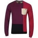 Weekend Offender Men's Leftback Crew Neck Sweatshirt - Merlot - S - Merlot Image 1