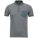 Boxfresh Men's Kacia2 Yarn Dyed Stripe Summer Polo - Griffin - XS - Griffin Image 1