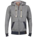 Brave Soul Men's Province Zip Through Hoody - Denim - S - Denim Image 1