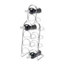 Hahn Pisa Wine Rack 10 Bottle - Chrome Image 1