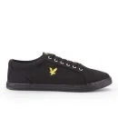 Lyle & Scott Men's Halket Canvas Trainers - Black - 6 - Black Image 1