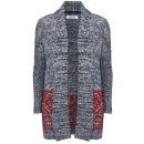 Only Women's Misty Long Cardigan - Black Iris - UK 6 - Blue Image 1