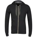 Brave Soul Men's Adrian Hooded Zip Through Sweatshirt - Charcoal - S - Charcoal Image 1