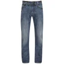 Bench Men's Density Loose Fit Jeans - Mid Wash - 28S - Mid Wash Image 1