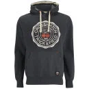 Crosshatch Men's Heyton Printed Hoody - Charcoal Marl - S - Grey Image 1