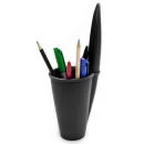 Pen Lid Shaped Pen Holder - Black Image 1