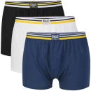 Everlast Men's 3-Pack Boxers - Navy/Black/White - S - Navy/Black/White Image 1