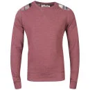 Brave Soul Men's Hector Sweatshirt - Red Marl - S - Red Marl Image 1