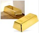 Gold Bullion Doorstop Image 1