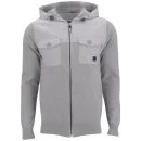 Bench Men's Gibbonsdown Hooded Knit - Grey Marl - S - Grey Marl Image 1