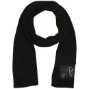 Crosshatch Men's Plush Knitted Rib Scarf - Black Image 1