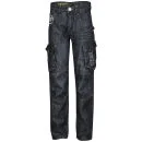 Enzo Boys' EZB22 Straight Leg Blue-Denim Jeans - 24R - Blue Image 1