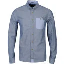 Weekend Offender Men's Strangbred Shirt - Blue - S - Blue Image 1