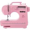 Beldray 12 Stitch Sewing Machine Bundle - Pink Image 1