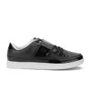 Beck & Hersey Men's Hades Patent Velcro Strap OX Trainers - Black - UK 7 - Black Image 1