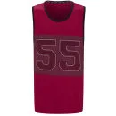 55 Soul Men's Mistral Mesh Vest - Red/Black - S - Red/Black Image 1