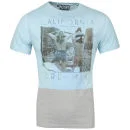Cinch Men's Flash Photo Print T-Shirt - Aqua - S - Aqua Marl Image 1