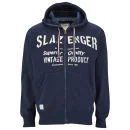 Slazenger Men's St. John Zip Thru Applique Hoody - Navy - S - Navy Image 1
