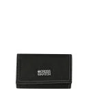 Crosshatch Men's Fold Wallet - Black/Silver Image 1