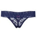 Bjorn Borg Women's Lace Thong - Blue Print - XS - Blue Print Image 1
