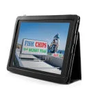 Maya Leather Styled Case for The New iPad - Black Image 1