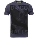 D-Struct Men's Orell T-Shirt - Denim Marl - XL - Blue Image 1