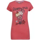 Brave Soul Women's Shake T-Shirt - Salmon Red/Lavender - S - Salmon Image 1